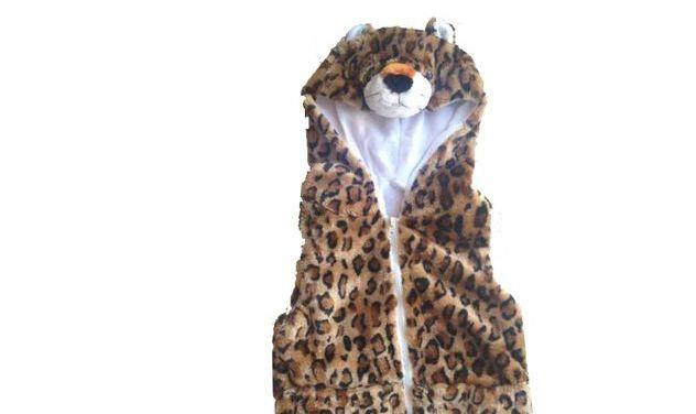 12 Wholesale Vest With Leopard Hoody For Kids image
