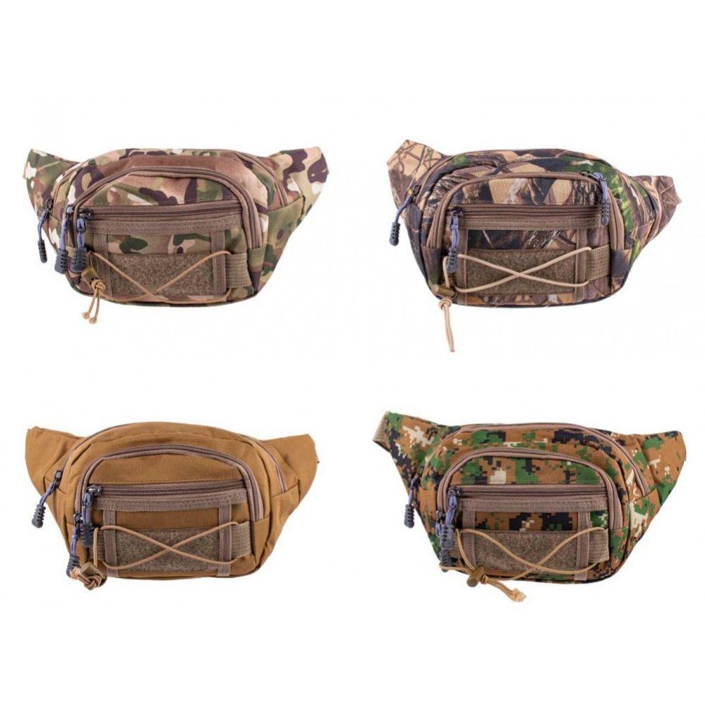 24 Wholesale Fanny Packs In 4 Assorted Camouflage Color image