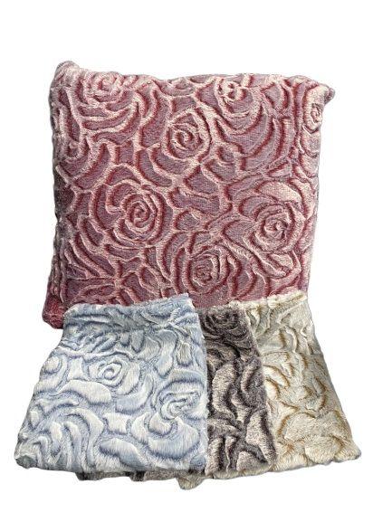 15 Wholesale Plush Pillow Assorted Colors 12x12 Inch image