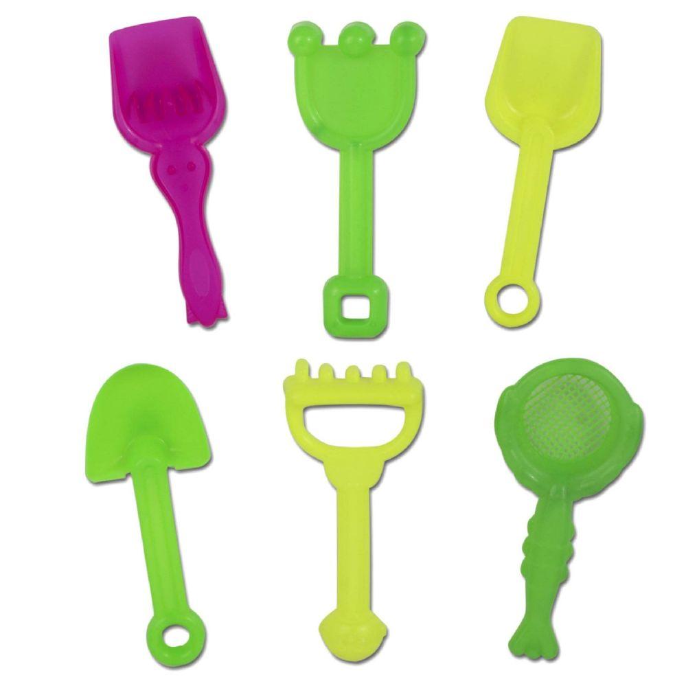 50 Wholesale 6pc. Mini Hand Shovel And Rake Set image