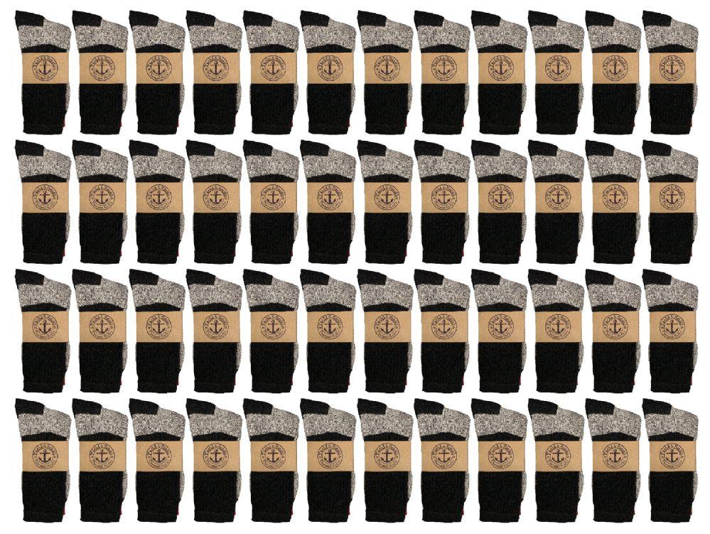 60 Wholesale Yacht & Smith Kid's Thermal Crew Socks image