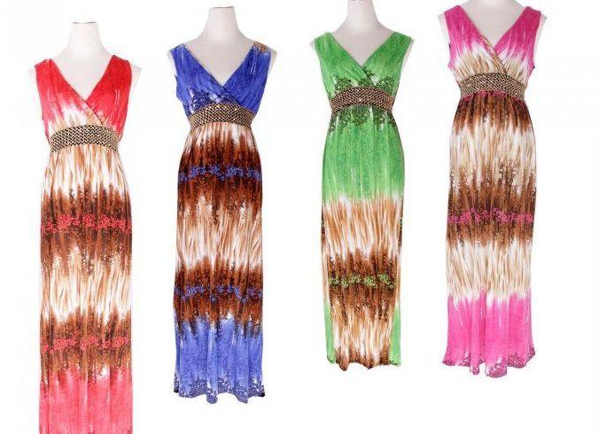 24 Wholesale Womens Empire Waist Dress image