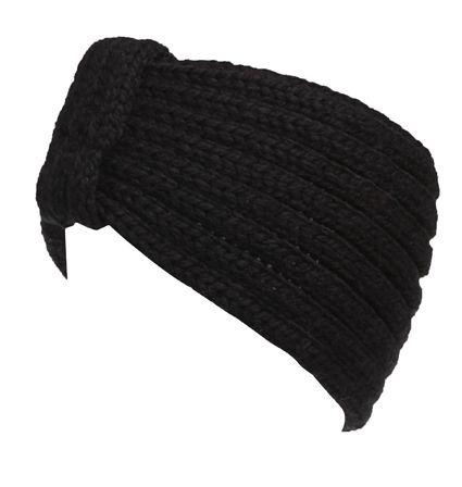 24 Wholesale Knit Headband Black image