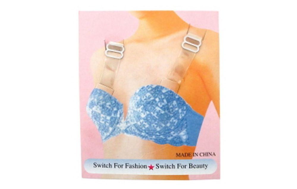 96 Wholesale See Through Adjustable Replacement Bra Straps image