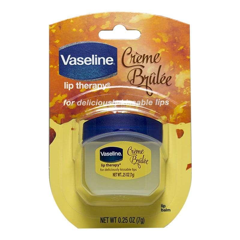 40 Wholesale Travel Size Vaseline Lip Therapy Creme Brulee - 0.25 oz. Jar image