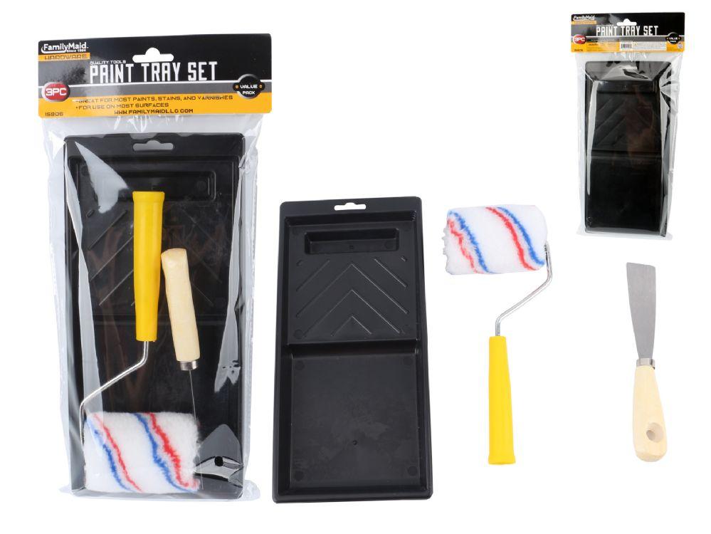 48 Wholesale 3pc Paint Tray Set image