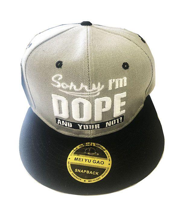 36 Wholesale Dope Snapback Hat Fitted Cap Flat Bill In Assorted Color image