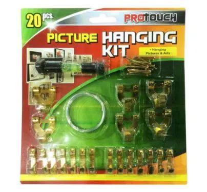 48 Wholesale Picture Hanging Kit 20 Piece image