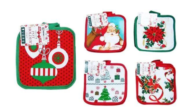72 Wholesale 2 Pack Christmas Pot Holders image