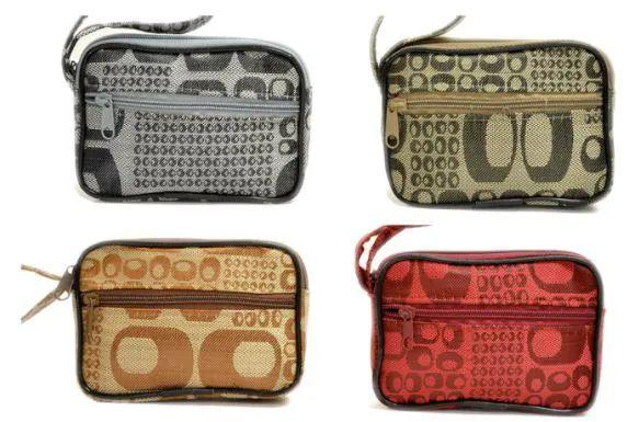 72 Wholesale Designer Wristlet Coin Purse image