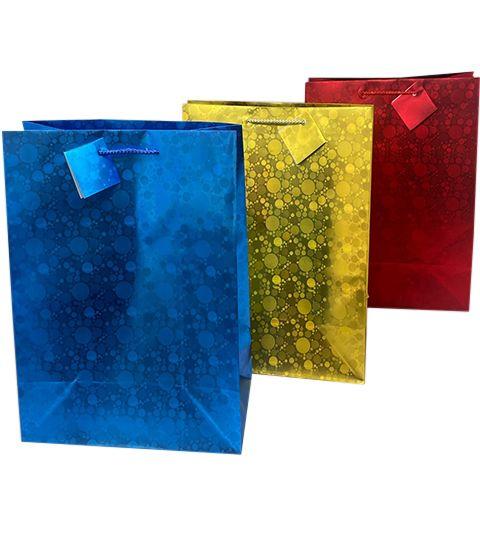 144 Wholesale 144 Hologram Lg Bag 26x34x14cm image