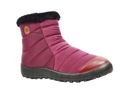 12 Wholesale Snow Boots For Women Comfortable Winter Boots Color Wine Size 5-10 image