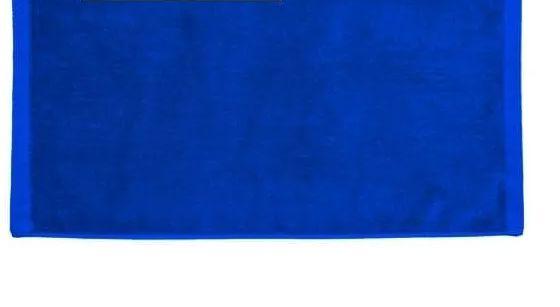 24 Wholesale Terry Velour Hand Towels Size 16x27 In Royal Blue image