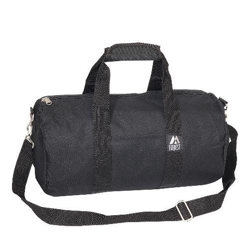 40 Wholesale 16 Inch Round Duffel Bag In Black image