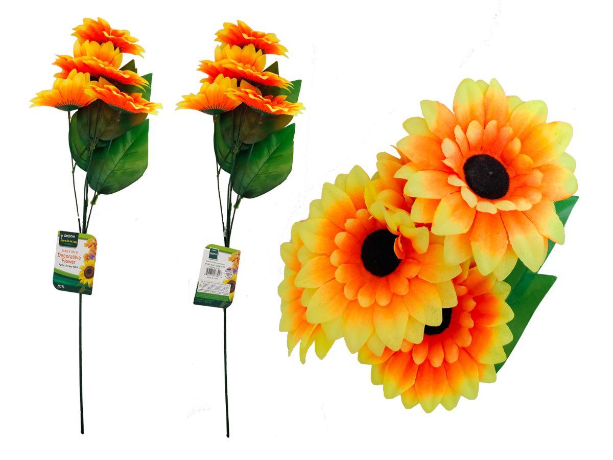 144 Wholesale Sunflower, 5 Heads image