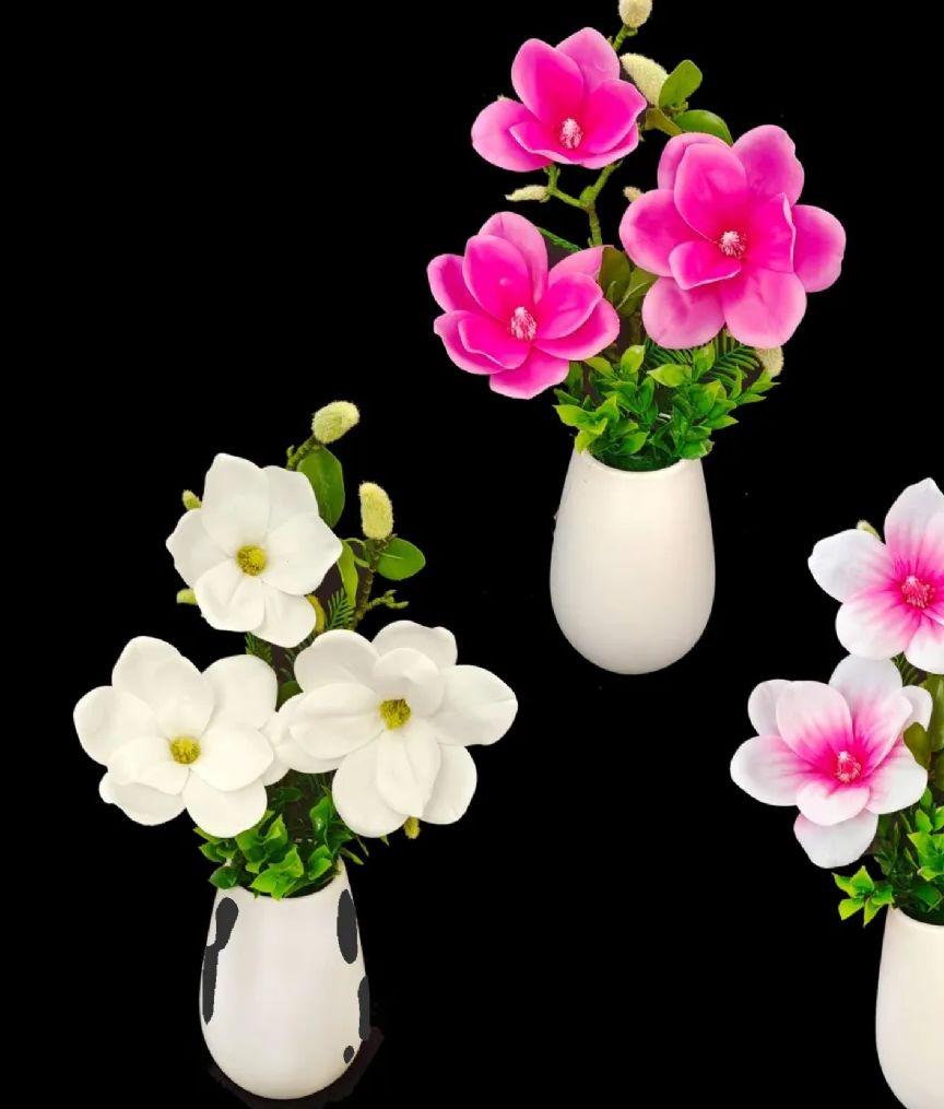 24 Wholesale 16.5 Inch Magnolia Flower image