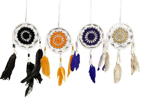 12 Wholesale Multicolor 4inch Diameter Dream Catchers image