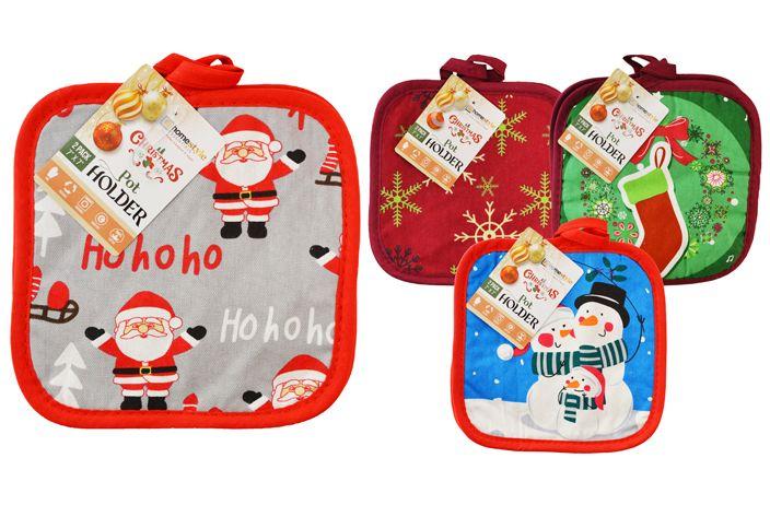 24 Wholesale Christmas Pot Holder image