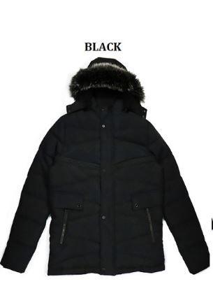 12 Wholesale Men's Heavy Jacket With Sherpa Lining In Black (pack B: M-3xl) image