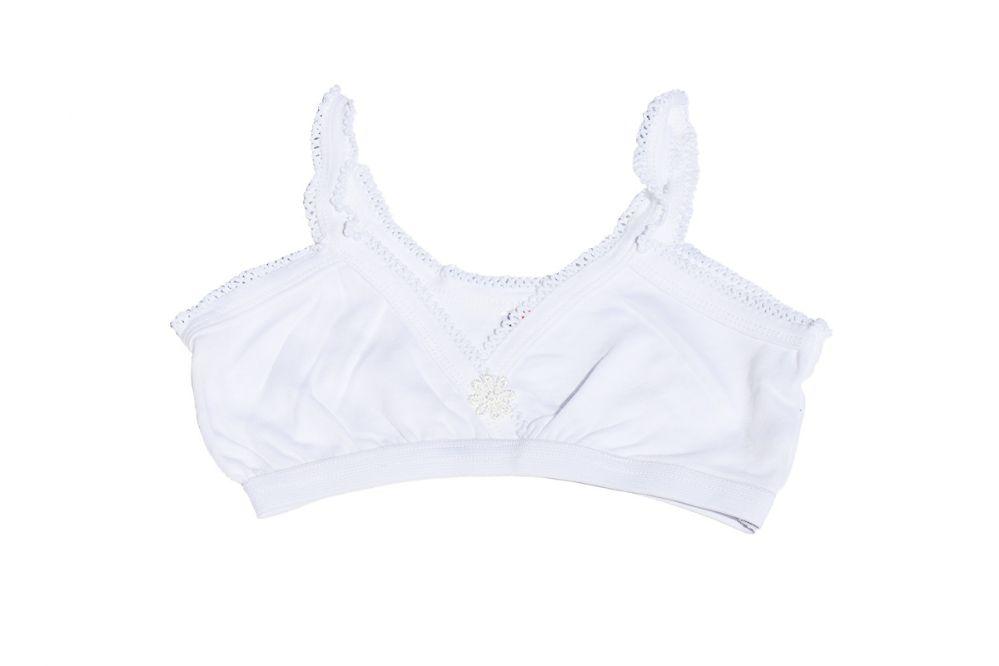 300 Wholesale Girl White Bra (12-16) image