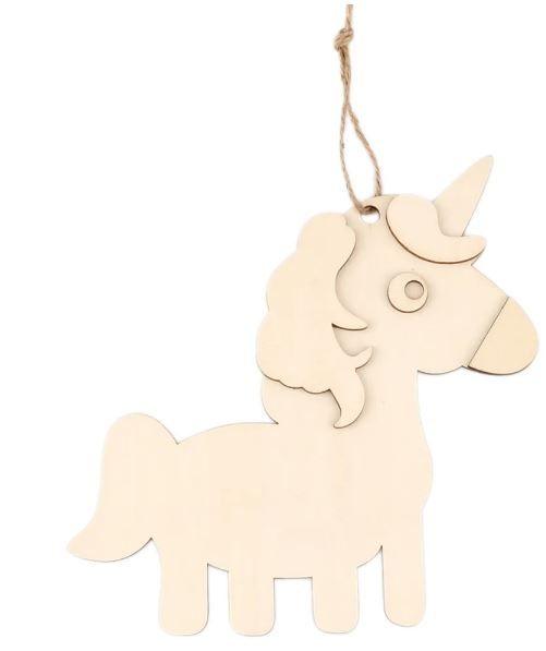 24 Wholesale 3d Wooden Unicorn image