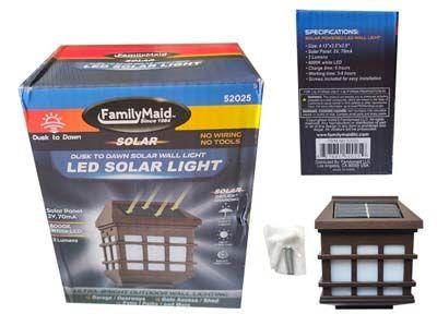 12 Wholesale Solar Wall Light image