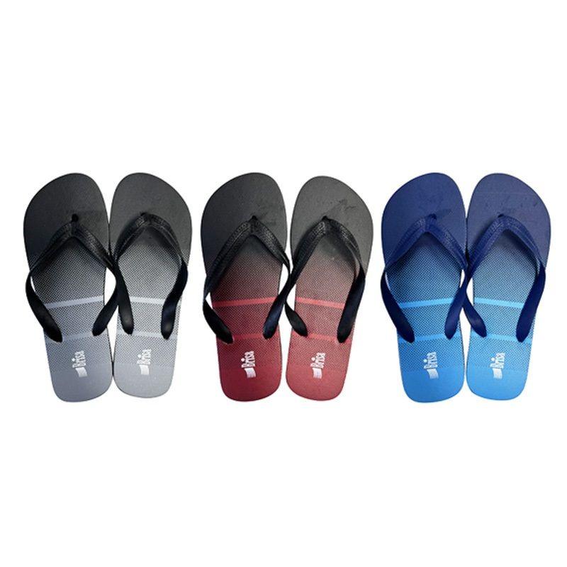 72 Wholesale Men Flip Flops 3 Assorted image