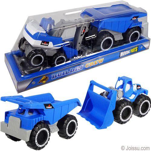 12 Wholesale 2 Piece Buildin' Crew Construction Truck Sets image