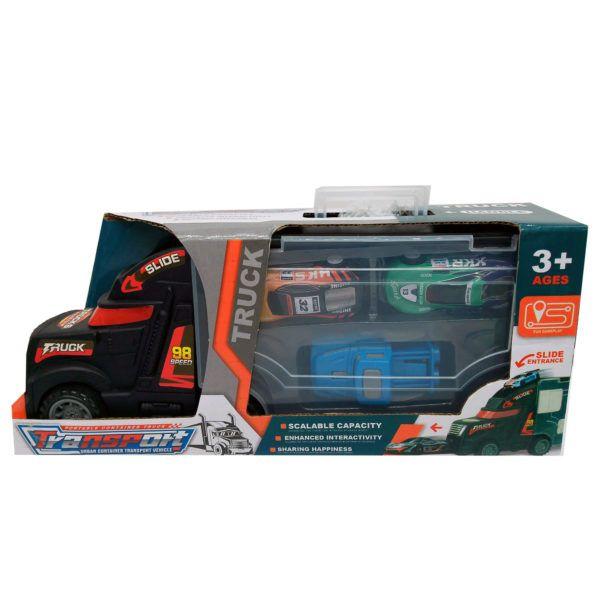 24 Wholesale Transport Carrier With 2 Cars And 1 Launcher Toy Truck Set image