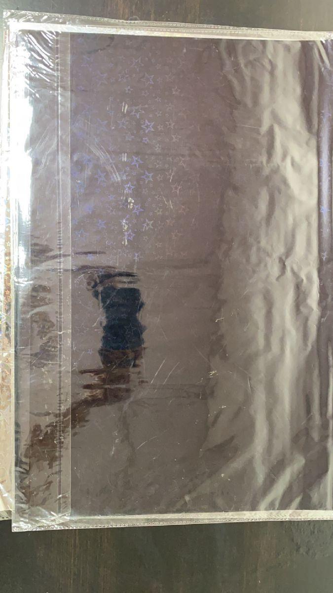 40 Wholesale Holographic Wrapping Sheet Black, 50 ct image