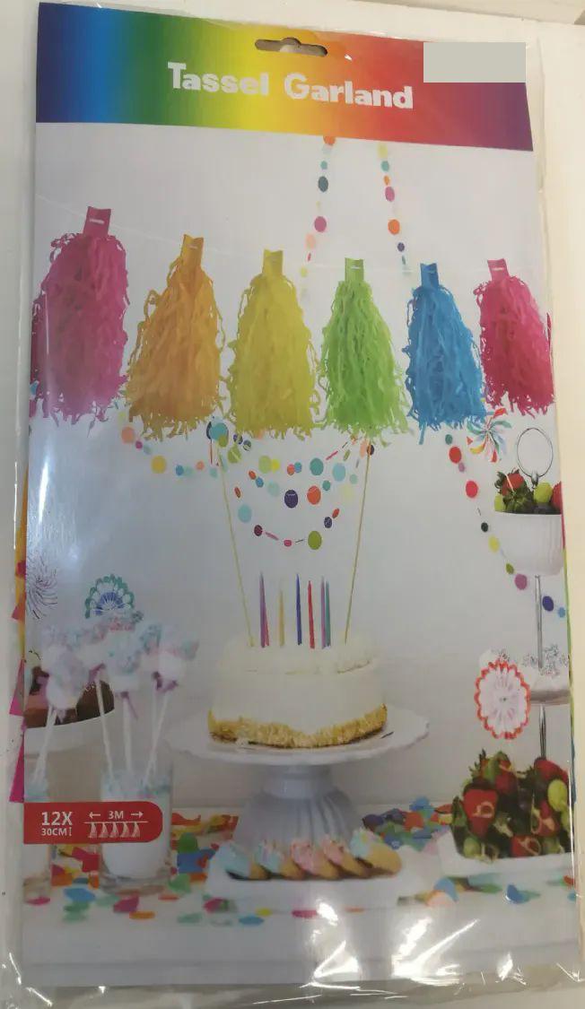 120 Wholesale Fiesta Themed Tassel Garland 10ft image