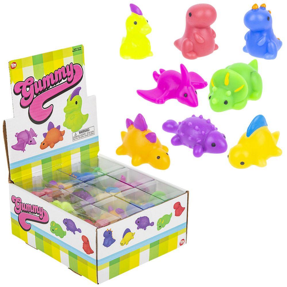 576 Wholesale 1.5" Gummy Dinosaurs image