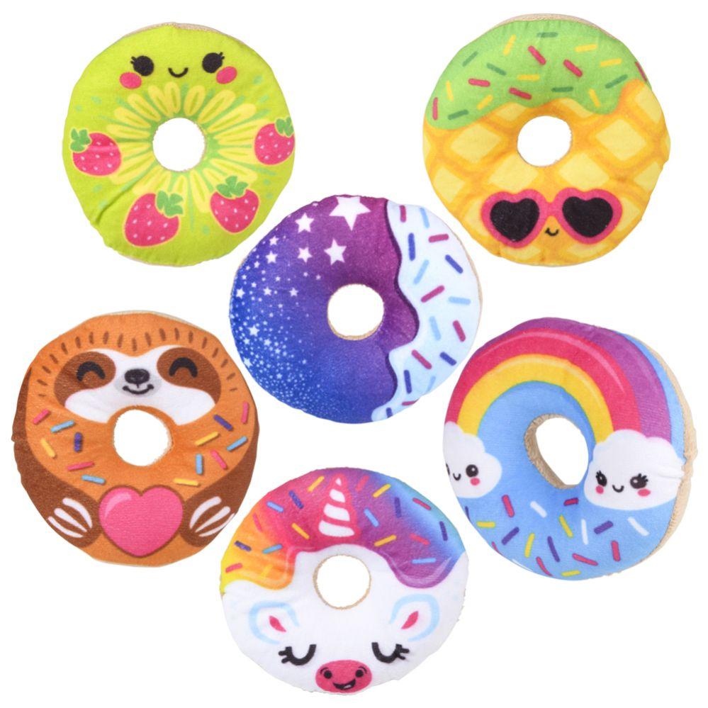 144 Wholesale 5" Designer Donut Plush image