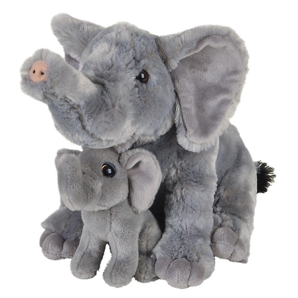 6 Wholesale 11" And 5.5" Birth Of Life Elephant Plush image