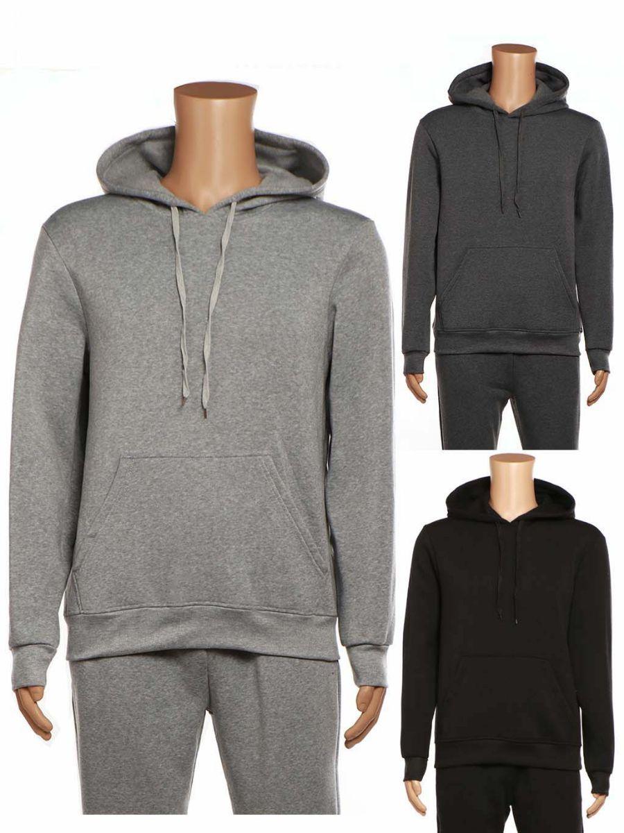 48 Wholesale Men's Full - Zip Fleece Sweatshirt image