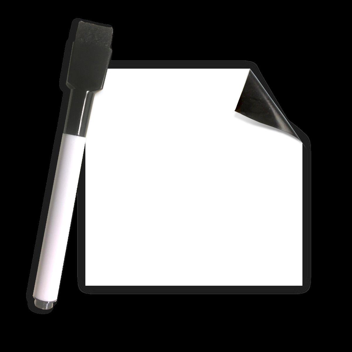 Wholesale 3" X 3" White Dry Erase Stickables W/ Dry Erase Marker image