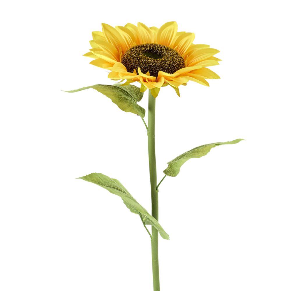 12 Wholesale Artificial Single Sunflower 41 inch image