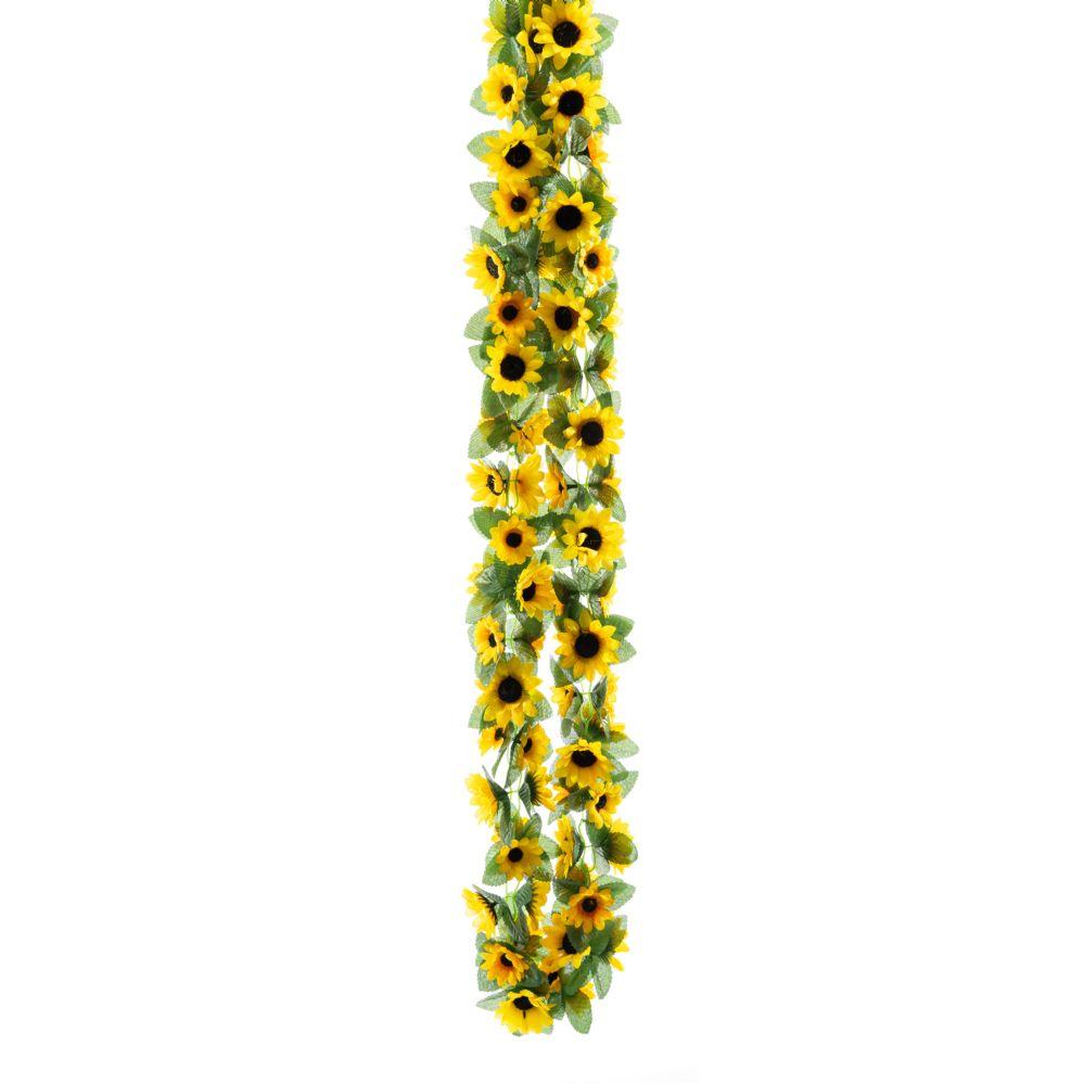 36 Wholesale Sunflower Garland 6ft image