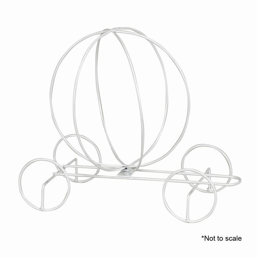 24 Wholesale Metal Pumpkin Carriage Wire Centerpiece image