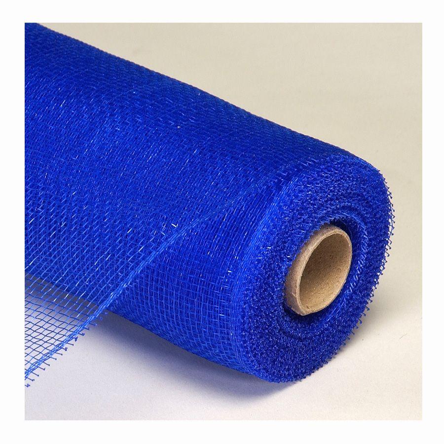 20 Wholesale Decorative Poly Mesh Roll - Royal Blue image