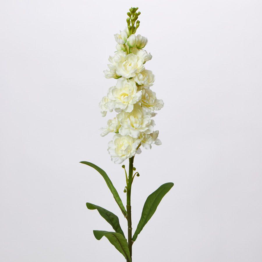 24 Wholesale Artificial Delphinium Spray - White image
