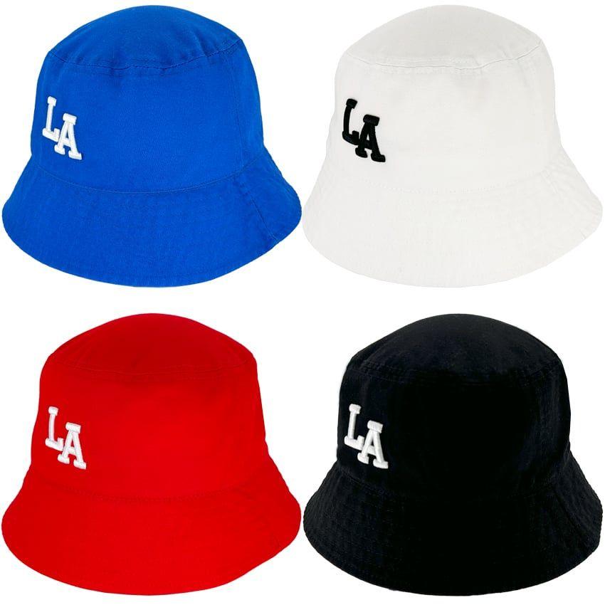 24 Wholesale La Los Angeles Bucket Hat - Mixed Colors image