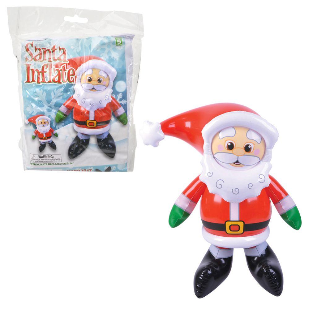 72 Wholesale 24 inch Santa Claus Inflate image