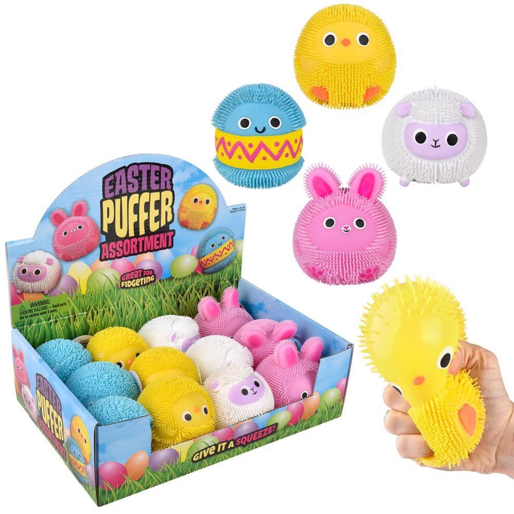 144 Wholesale Easter Puffer Assortment 3 inch -3.5 inch image