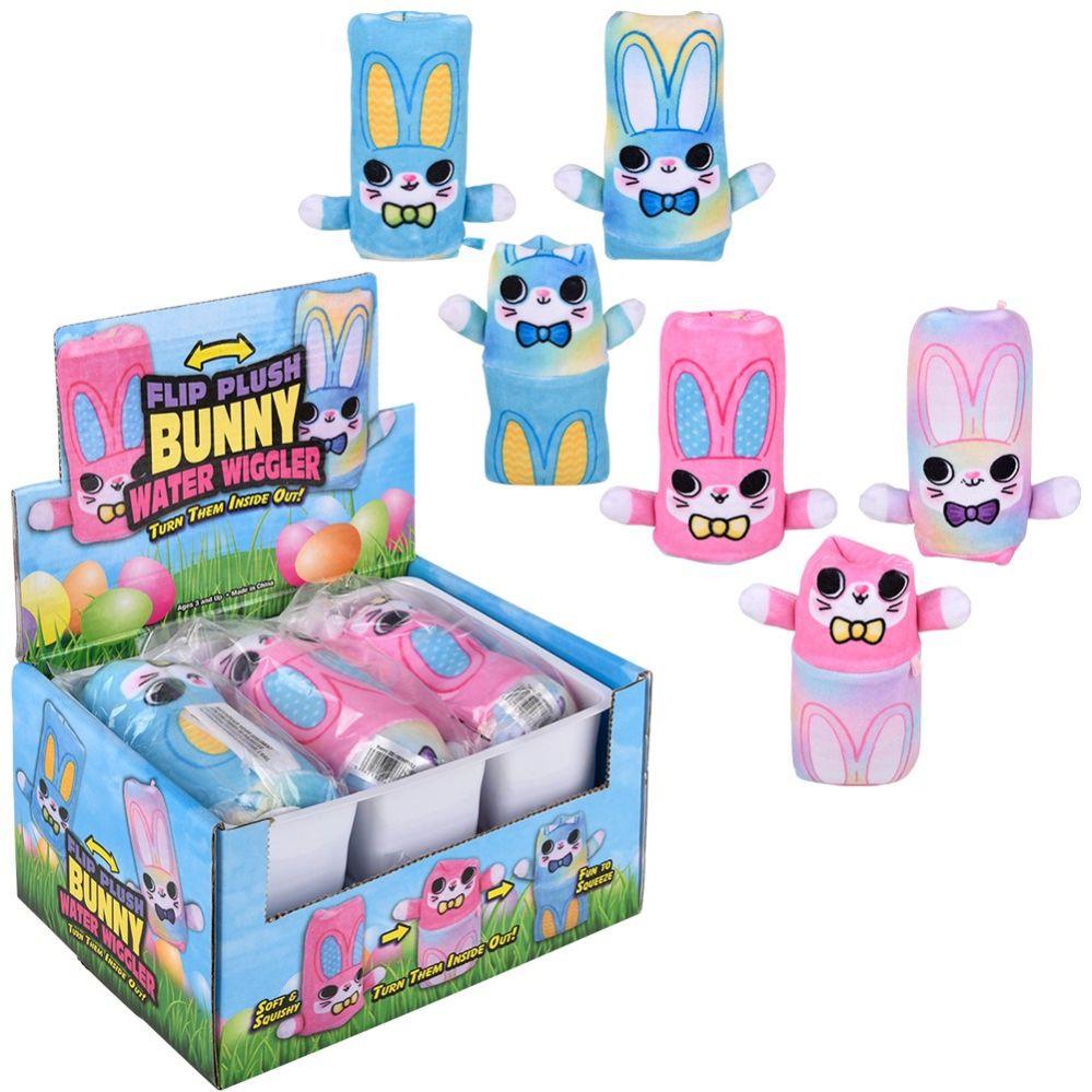 36 Wholesale Easter Bunny Plush Water Wiggler 5.5 inch image