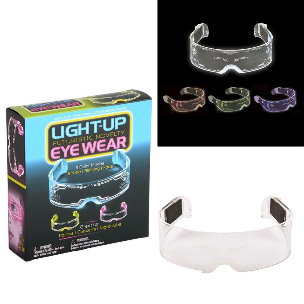 48 Wholesale LighT-Up Futuristic Novelty Eyewear image