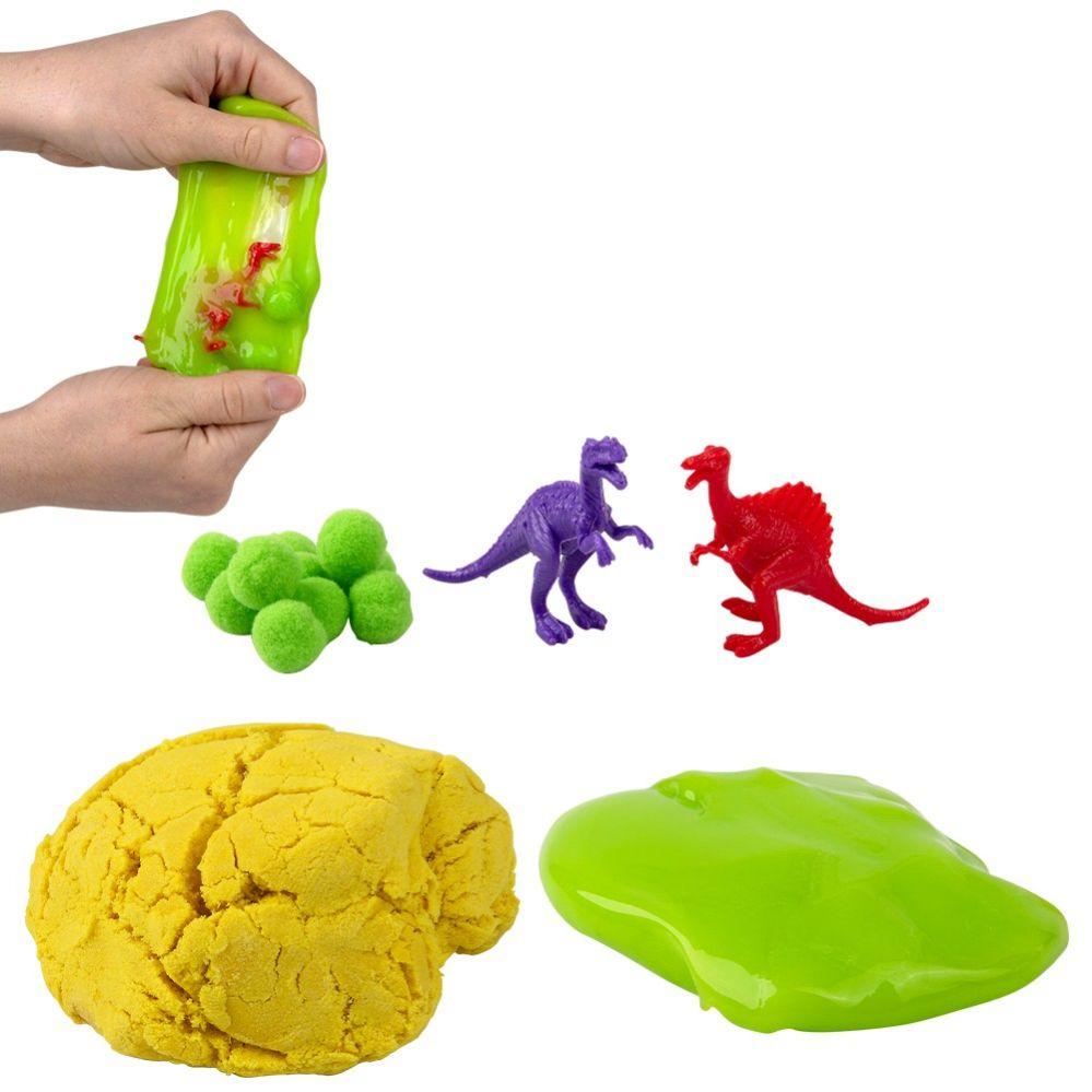 72 Wholesale SquishY-Mix Dinosaur Putty 12ct image