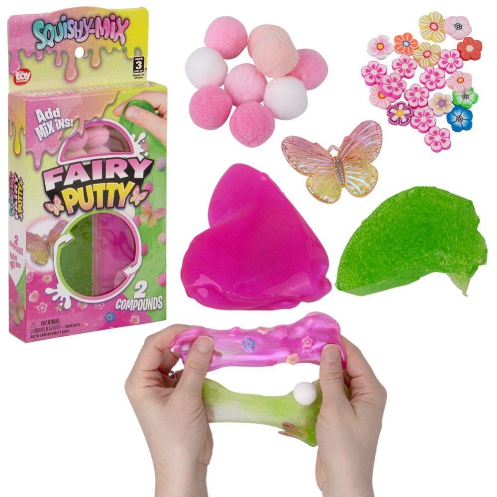 72 Wholesale SquishY-Mix Fairy Putty 12ct image