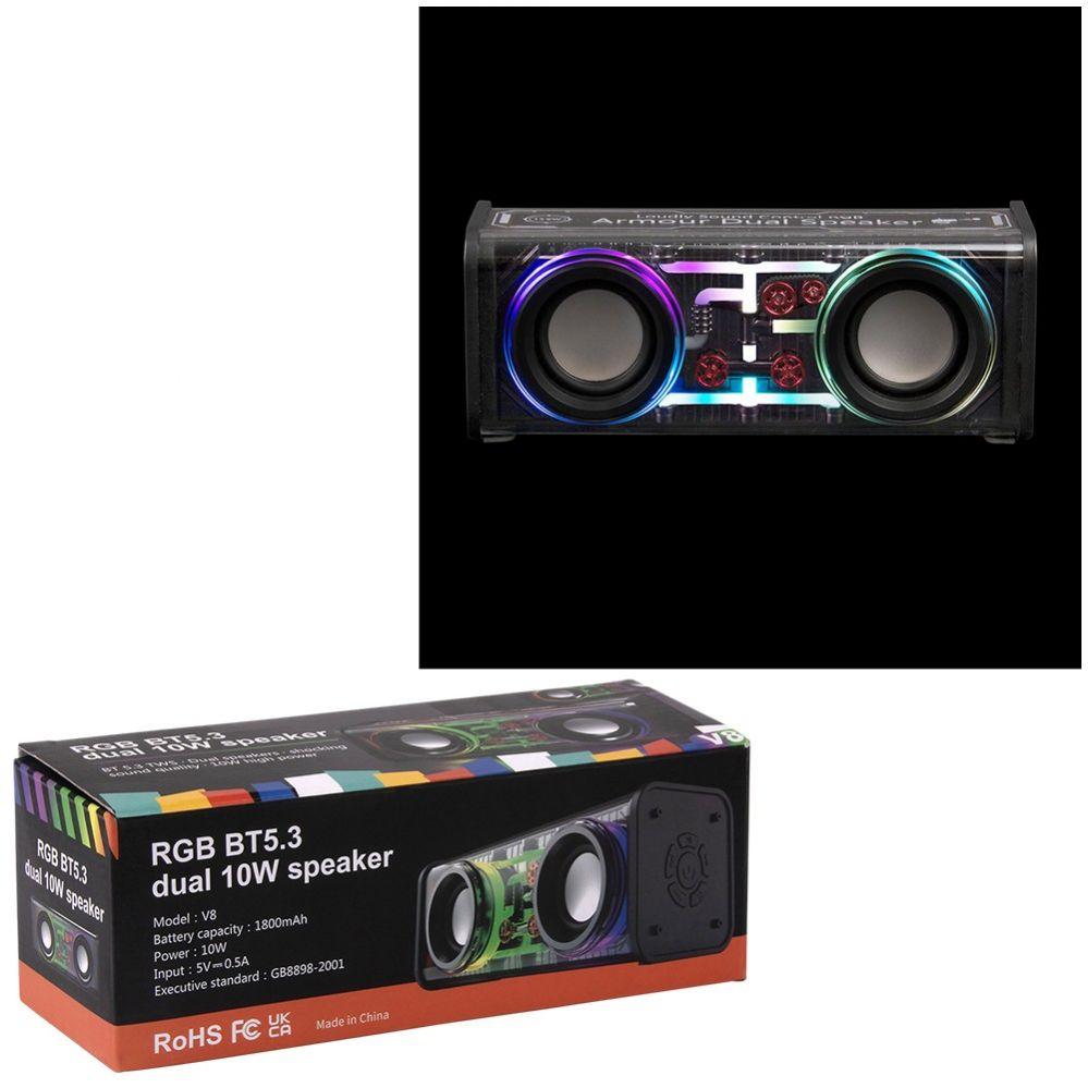 12 Wholesale 6.5 Inch Transparent Wireless Waterproof Speaker image