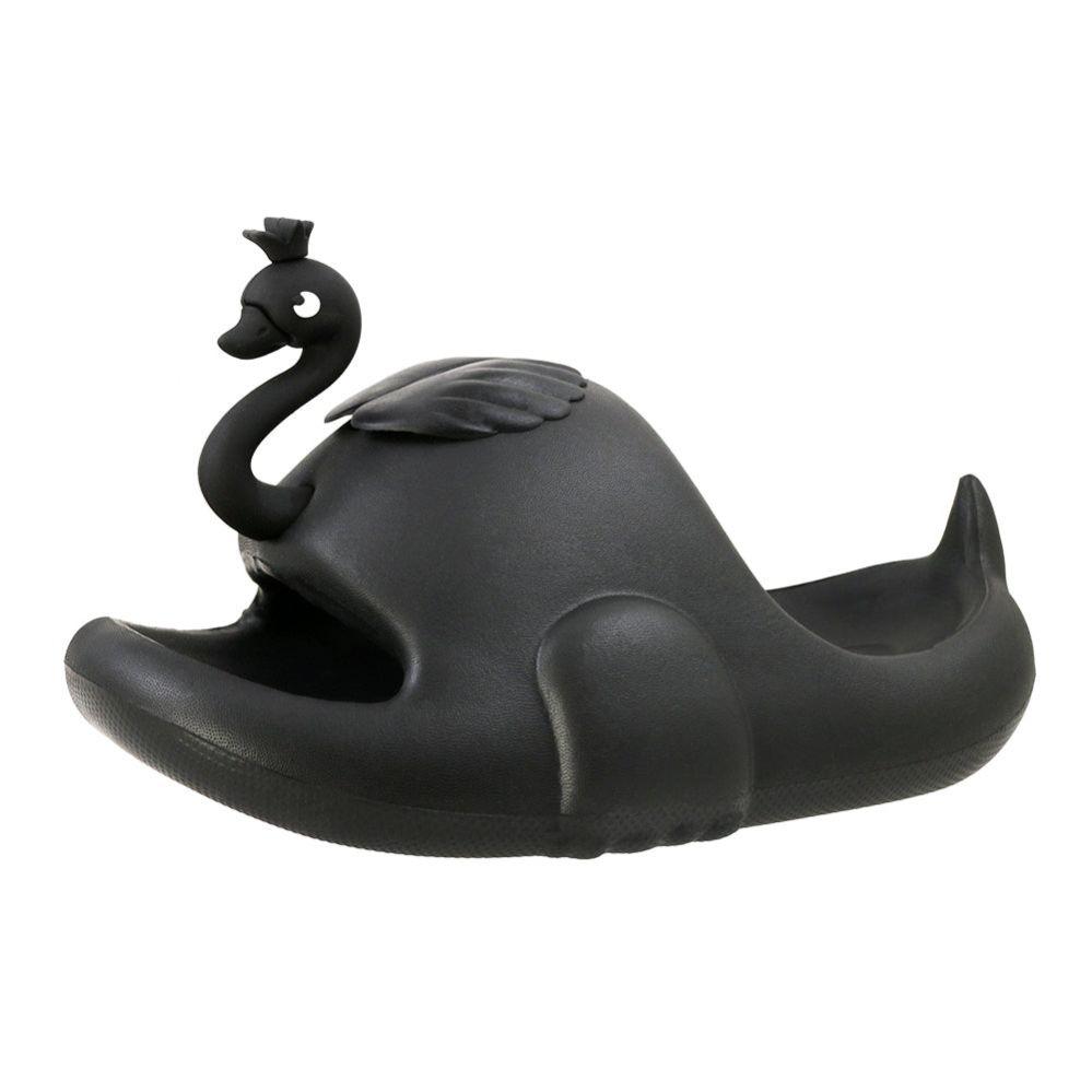 18 Wholesale Girl's Swan Sandal Black image